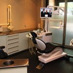 patient chair inside cosmetic dental clinic in subiaco